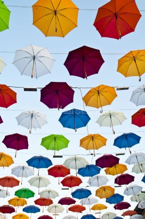 Renkli Şemsiyeler